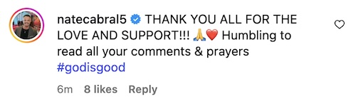 RHONJ Nate Cabral Thanks Fans for Support Amid Brain Surgery