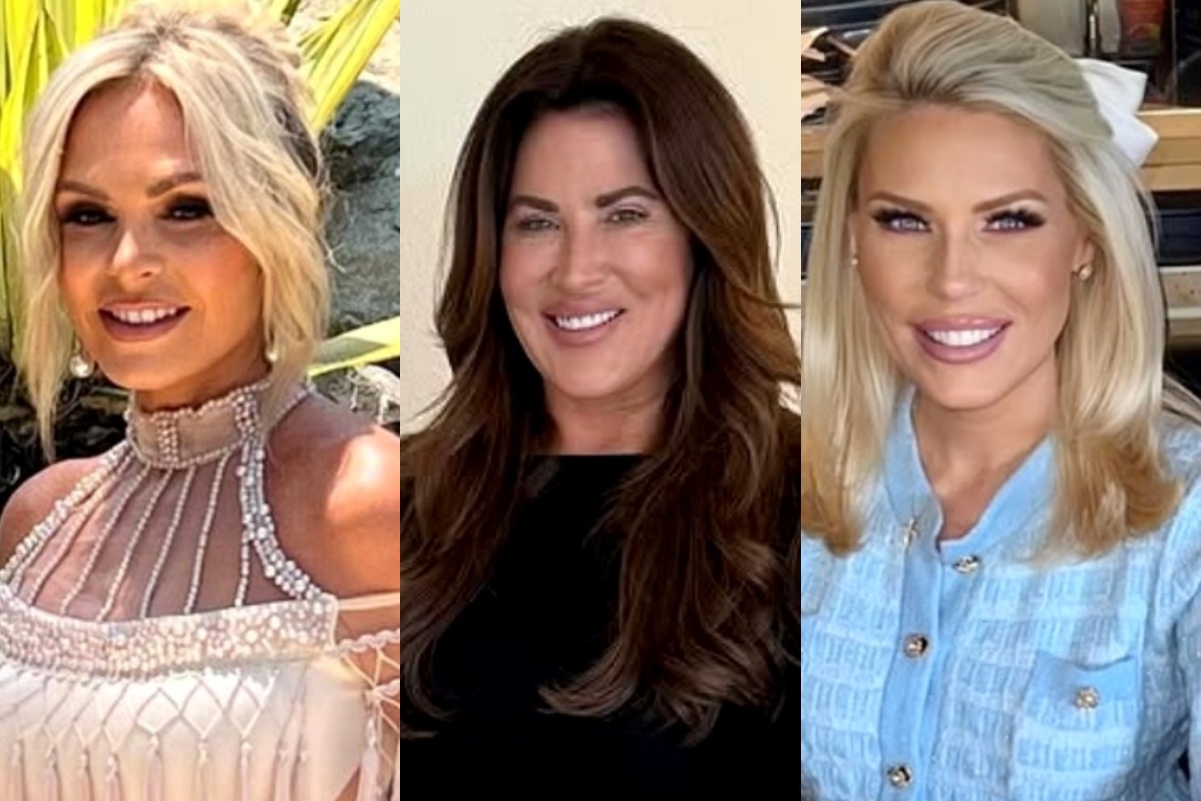 Tamra Judge and Emily Simpson and Gretchen Rossi RHOC's Tamra Judge Says Emily Simpson "Broke My Heart" Over Comment, Slams Gretchen as "Performative" & Shares Eddie's Response to Cheating Claim, Plus Admits Firing Fears