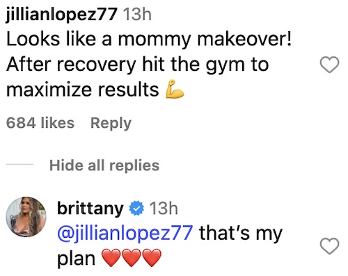 The Valley Brittany Cartwright Hints at Mommy Makeover