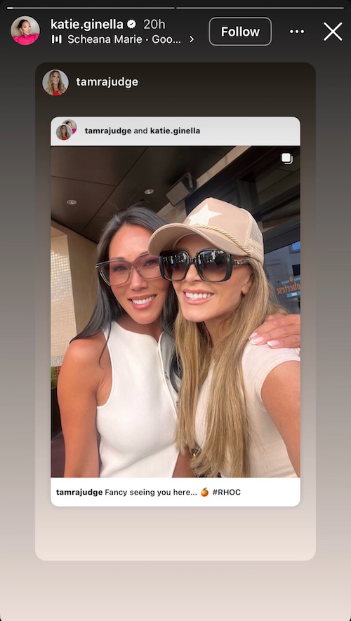 RHOC Katie Ginella Says She and Tamra Judge are as Good as Gold with New Photo