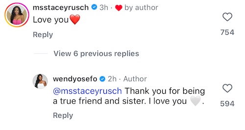 RHOP Wendy Osefo Thanks Stacey Rusch for Being a True Friend After Arrest