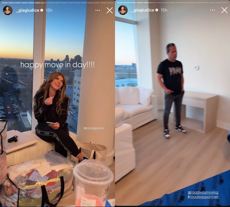 RHONJ Gia Giudice Moves Into New Apartment With Teresa and Luis Ruelas