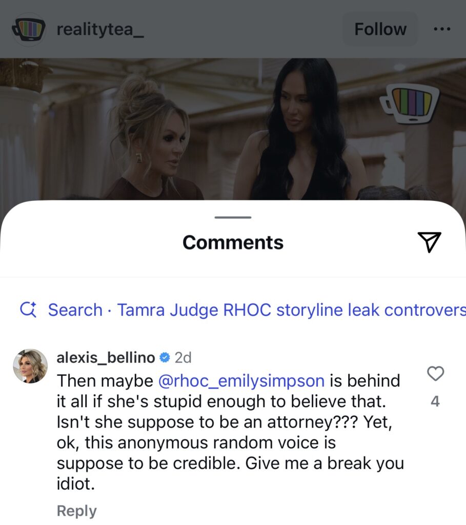 Alexis Bellino, RHOC