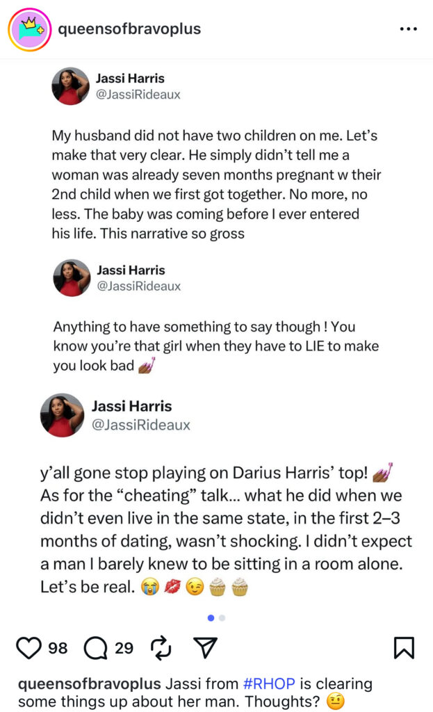 Jassi Rideaux, The Real Housewives of Potomac 