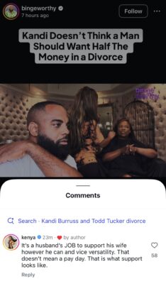 Kenya Moore, Kandi Burruss, Todd Tucker