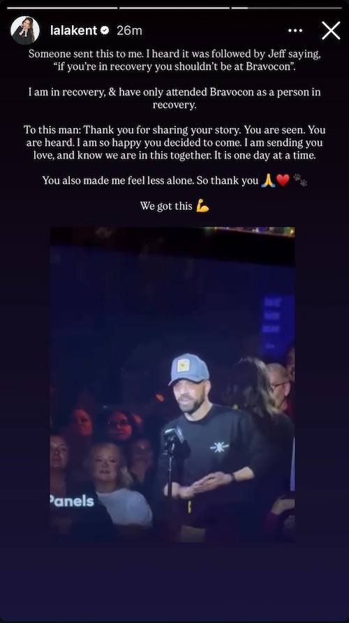 Vanderpump Rules Lala Kent Reacts to Jeff Lewis Allegedly Shading a Sober Person for Being at BravoCon