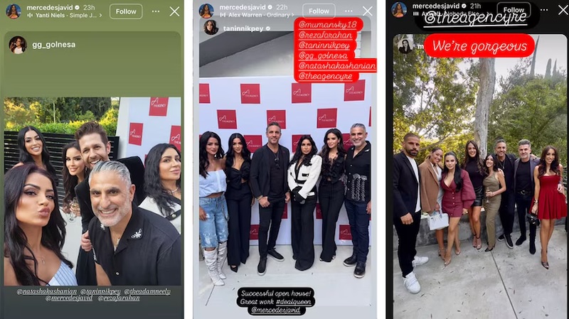 Shahs of Sunset MJ Javid With Mauricio Umansky at The Agency Event copy