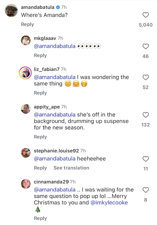 Summer House Amanda Batula Reacts to Kyle Cooke's Christmas Photos Without Her