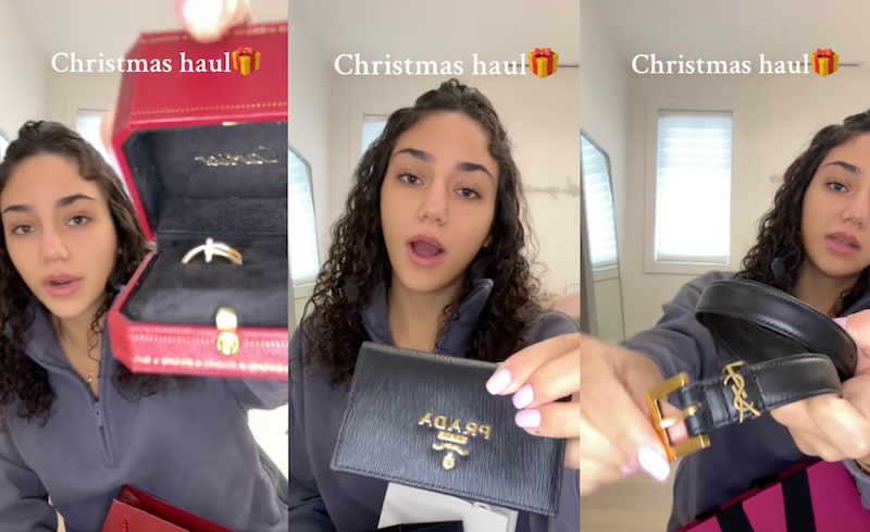 RHONJ Antonia Gorga Christmas Haul With Cartier Ring, YSL Belt, and Prada Wallet