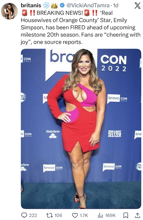 Emily Simpson Was Fired From RHOC Ahead of Season 20