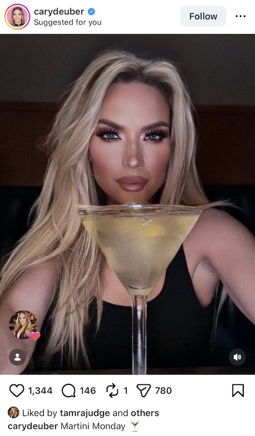 RHOD Cary Deuber Shocks Fans With Unrecognizable Pic