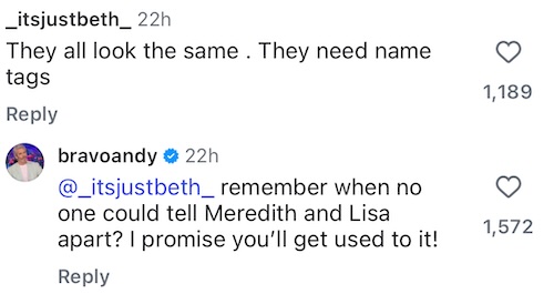 Andy Cohen Reacts to RHORI Cast Looking the Same