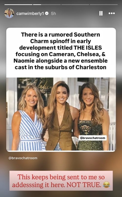 Cameran Eubanks Denies Rumors of a Southern Charm Spinoff