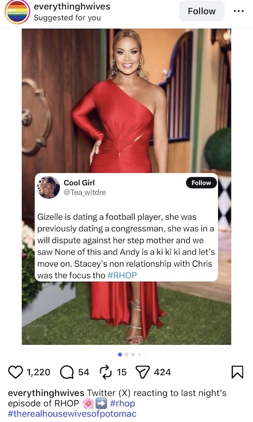 RHOP Gizelle Bryant is Accused of Not Showing Enough of Her Life