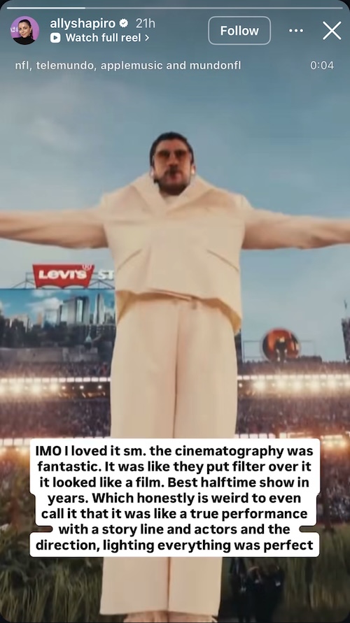 RHONY Jill Zarin's Daughter Ally Shaprio Says Bad Bunny Was Best Halftime Show Ever