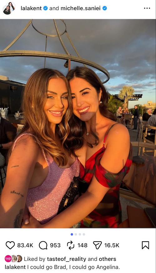 The Valley Lala Kent and Michelle Saniei Jokingly Announce Romance