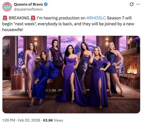 RHOSLC Season 7 Will Reportedly Begin Filming Next Week With Returning Cast and One Newbie