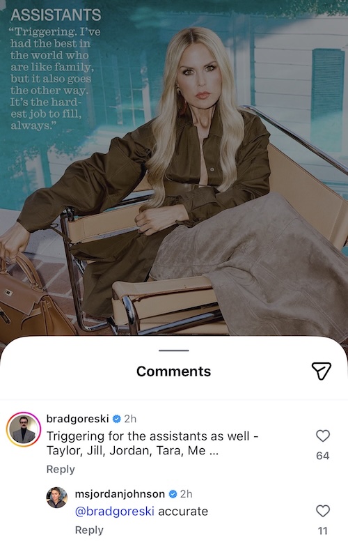 Brad Goreski and Jordan Johnson Fire Back at Rachel Zoe Assistant Diss