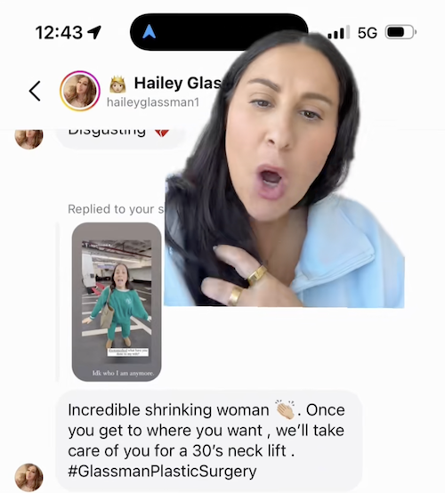 GIrl With No Job Exposes RHONY Newbie Hailey Glassman DMs