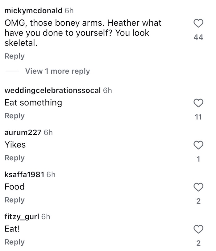 RHOC Heather Dubrow Called Out for Super Thin Arms