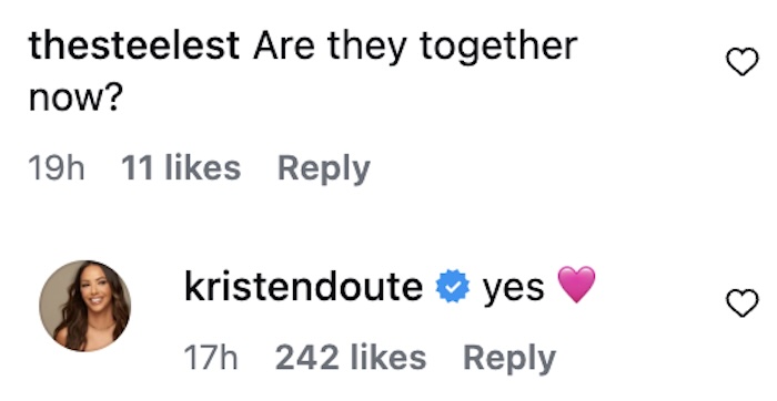 The Valley Kristen Doute Confirms She and Luke Broderick are Still Together