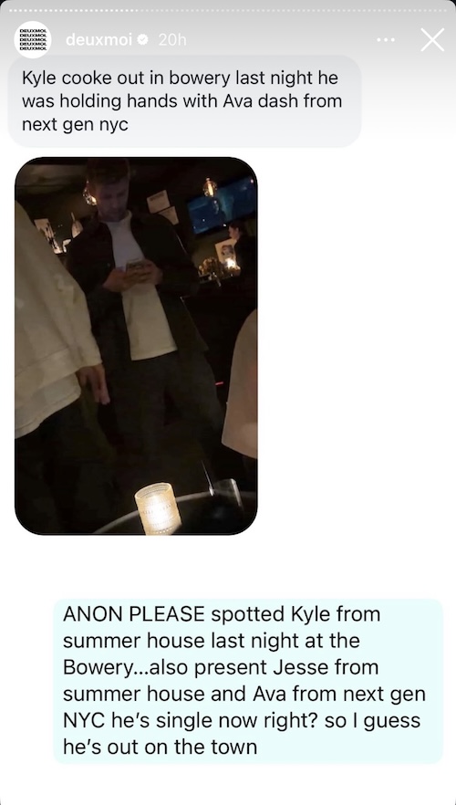 Summer House Kyle Cooke Linked to Next Gen NYC's Ava Dash Amid Amanda Batula Split