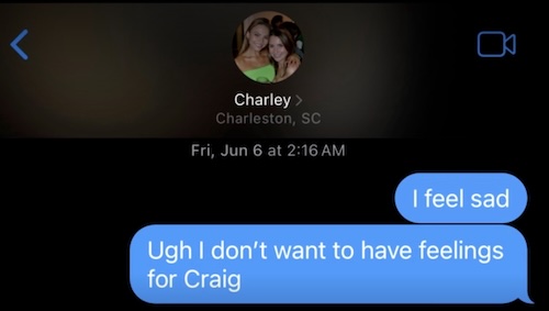 Summer House Salley Carson Leaks Text to Charley Manley About Feelings for Craig Conover