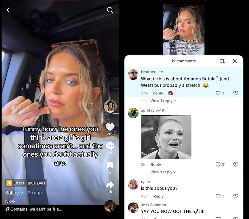 Southern Charm Salley Carson Posts and Deletes Dig at Amanda Amid West Wilson Rumors