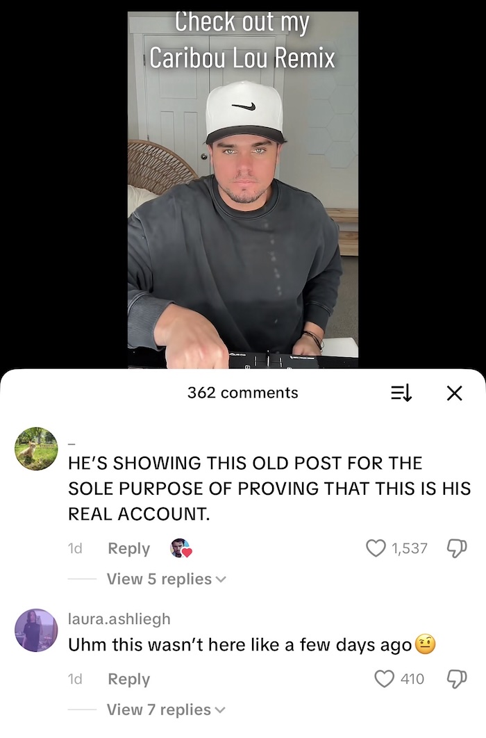 SLOMW Tate Paul Unprivates Video to Prove He Responded to Taylor Frankie DV VIdeo