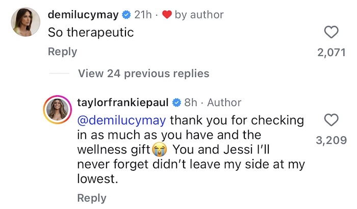 Taylor Frankie Paul Reveals Which SLOMW Supported Her Most