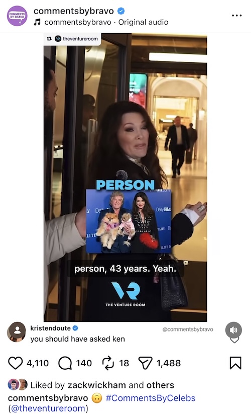 The Valley Zack Wickham Likes Kristen Doute Shading Lisa Vanderpump