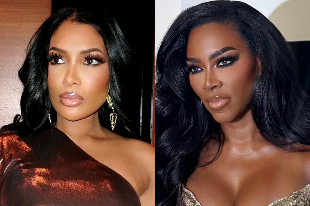 RHOA’s Brit Eady Drives by Kenya Moore’s Salon After the Salon’s Belongings Are Laid Out on the Sidewalk Amid Eviction Drama