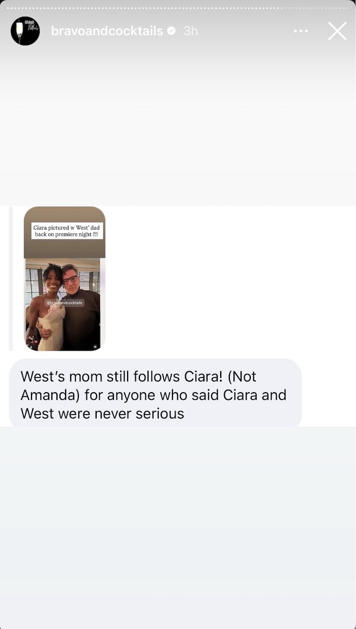 Summer House Ciara Miller is Still Followed by West Wilson's Mom on Instagram