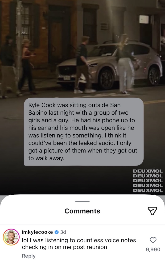 Kyle Cooke Spotted With a Couple Girls Post Summer House Reunion