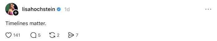 RHOM Lisa Hochstein Says Timelines Matter as She's Accused of Spying on Lenny