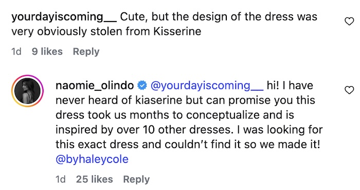 Southern Charm Naomie Olindo Claps Back After Being Accused of Stealing Designs From Kisserine