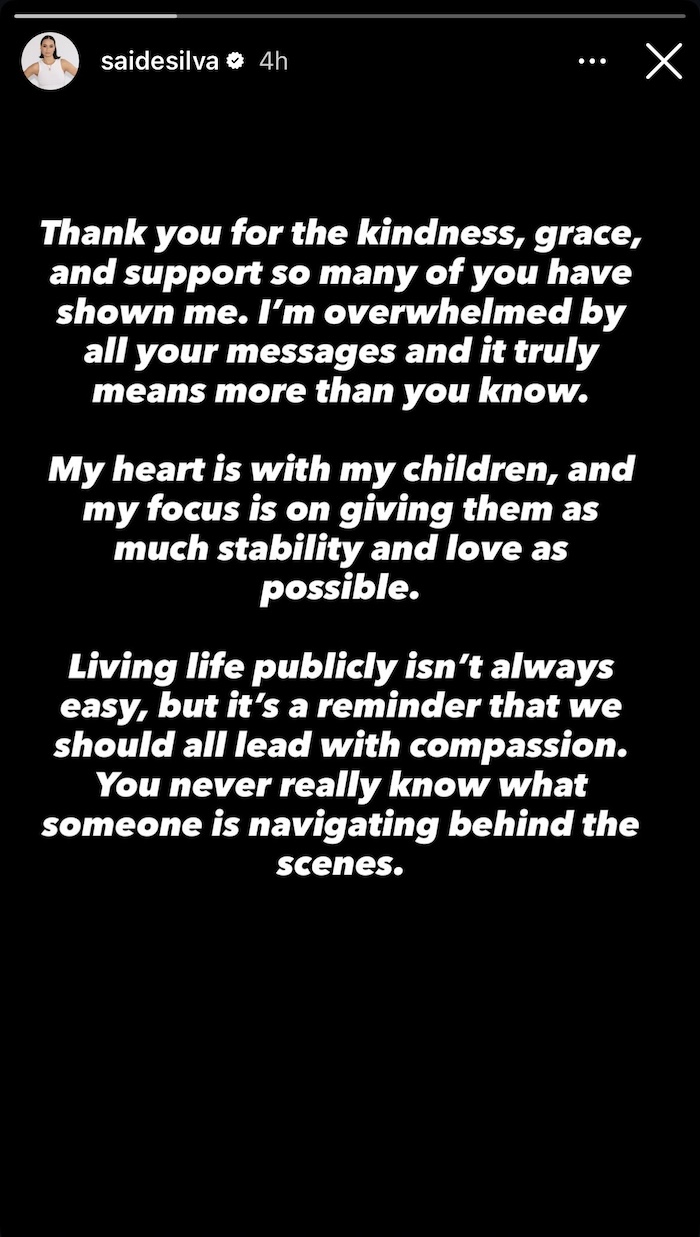 RHONY Sai De Silva Breaks Silence After Husband David Craig Files for Divorce