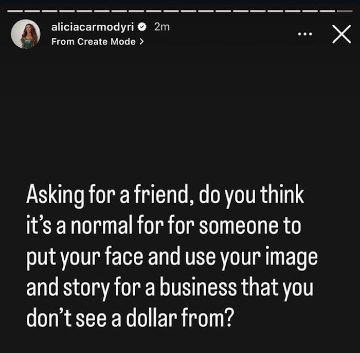 RHORI Alicia Carmody Hints Someone is Using Her to Make Money
