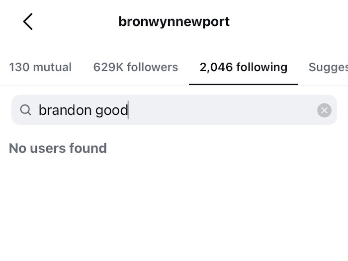 RHOSLC Bronwyn Newport Unfollows Boyfriend Brandon Good on Instagram