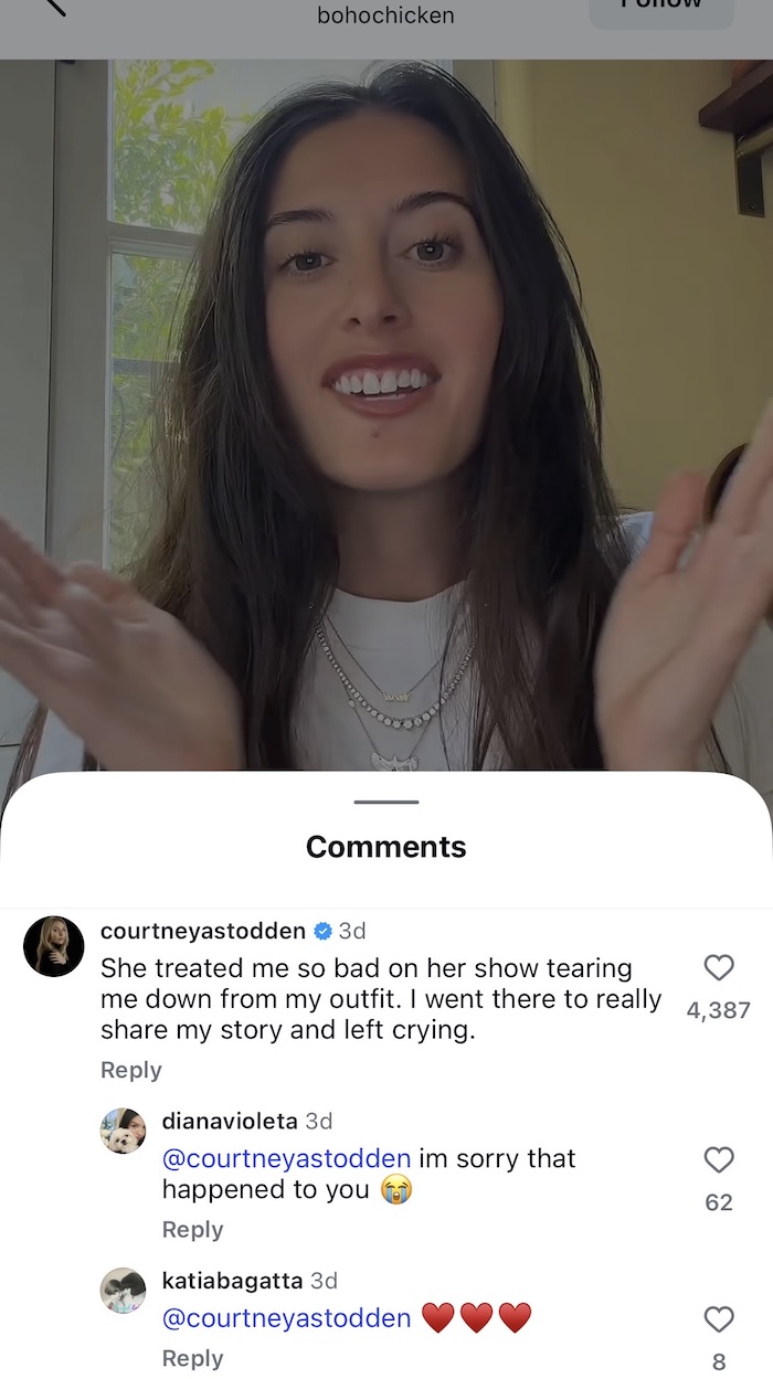 Courtney Stodden calls out Bethenny Frankel
