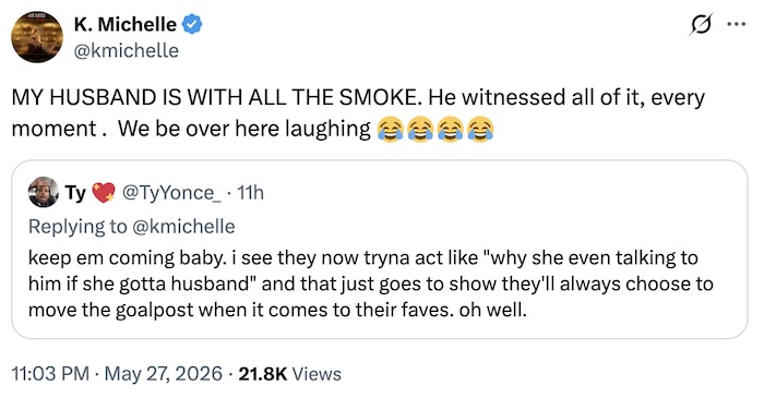 RHOA K Michelle Claims Husband Knew of Nosh Drama with Porsha Williams