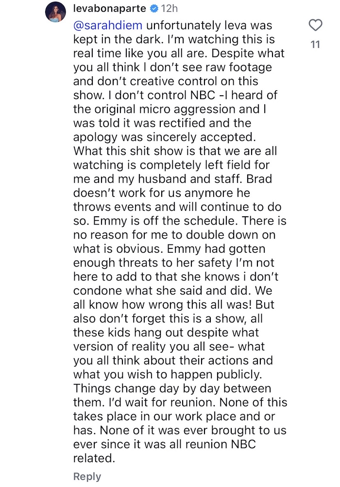 Southern Hospitality Leva Bonaparte Confirms Emmy No Longer Works at Republic Amid Bradley Drama