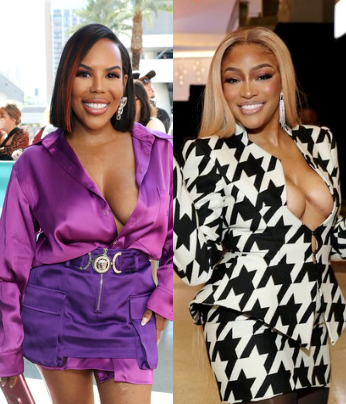 PHOTOS: RHOA's Kelli Ferrell Claps Back at Drew Sidora’s “Stuffed Cornish Hen” Diss, Calls Her “SpongeBob” as Drew Responds With Kelli’s Before-and-After Face Pics