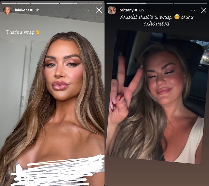 Lala Kent and Brittany Cartwright Wrap Filming on Valley Reunion