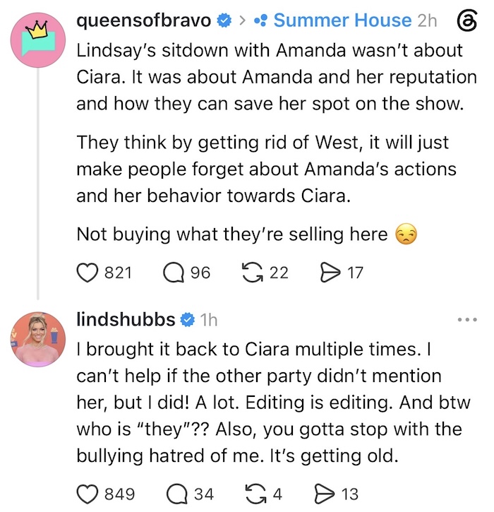 Summer House Lindsay Hubbard Denies Plotting Redemption Arc for Amanda Batula