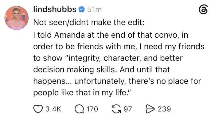 Summer House Lindsay Hubbard shares what wasn't shown during sit down with Amanda Batula