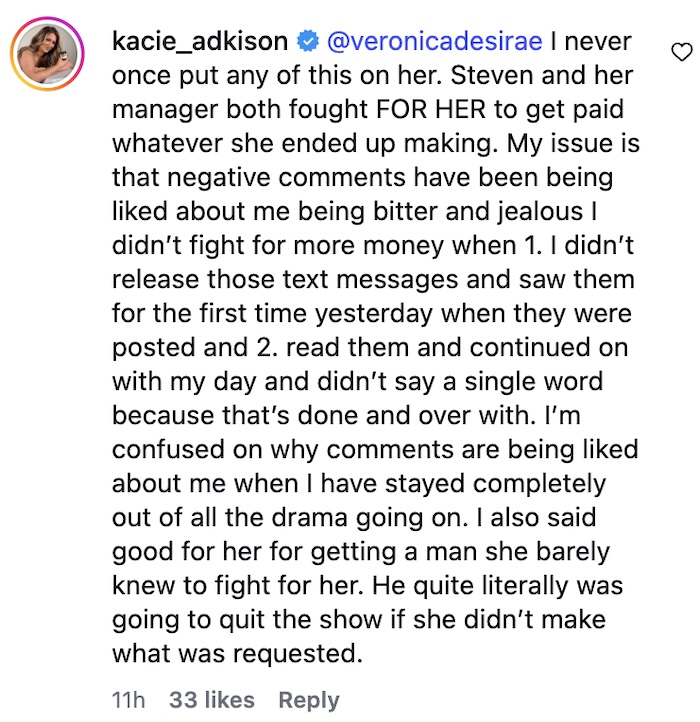 Kacie Adkison on Allie Eklund's McBee Dynasty Salary Drama