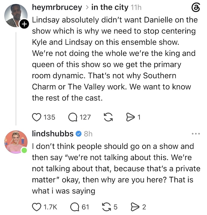 Summer House Lindsay Hubbard Critizes Danielle Oliver for Not Sharing Enough on In the City