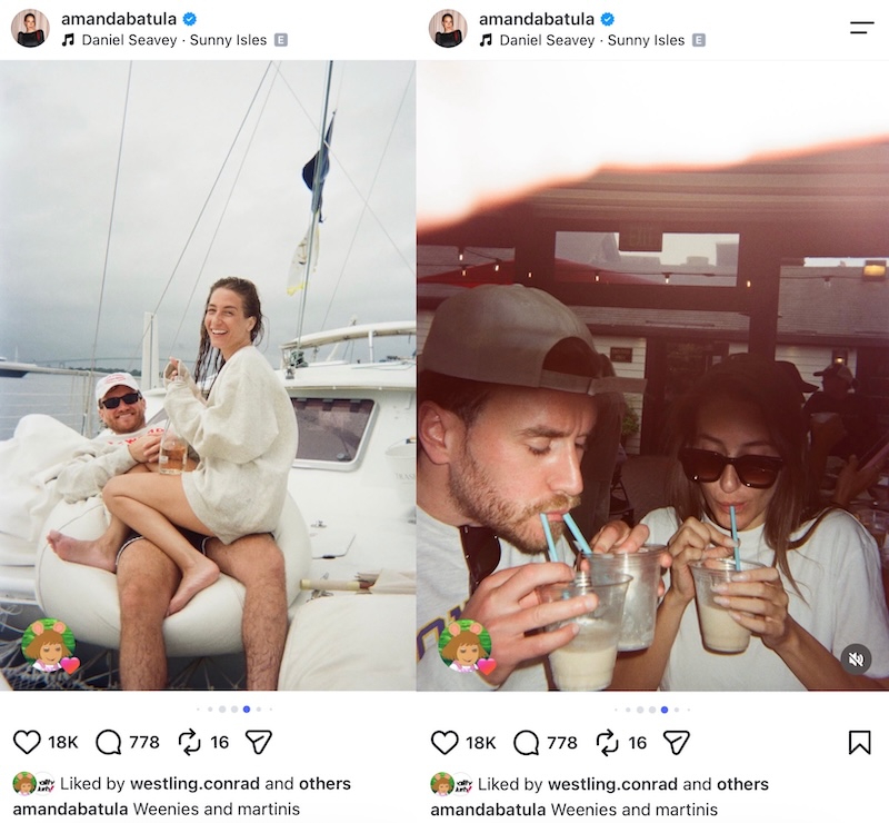 Summer House Amanda Batula on Boat With West Wilson and Drinking Smoothies