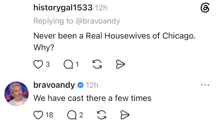 Andy Cohen Explains Why There is No Real Housewives of Chicago